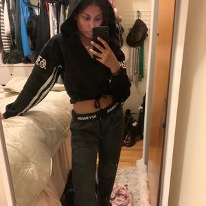 I AM GIA cropped hoodie